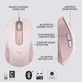 Logitech Signature M650 Wireless BT Mouse (Sixe-S/M)- Rose
