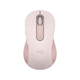 Logitech Signature M650L Wireless/Bluetooth Mouse, Silent Touch, SmartWheel Fast Scrolling, Large Size Grob - Rose