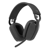 سماعة بلوتوث لاسلكية Logitech Zone Vibe 100 مع ميكروفون مانع للضوضاء - أسود