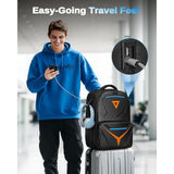 MATEIN Hard Shell Gaming Backpack for Men Waterproof Extra Large Laptop Backpack with EVA Front Shield
