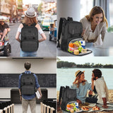 MATEIN Lunch Backpack for Men Insulated Work Backpack with Lunch Compartment USB Charging Port