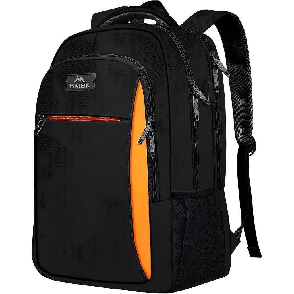 anti theft laptop backpack kuwait MATEIN Travel Laptop Backpack Work Bag Lightweight Laptop Bag with USB – Star Light Kuwait