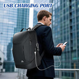 MATEIN Waterproof Laptop Backpack 17 Inch Anti Theft Business Backpack with Lock & USB Charging Port