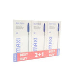 MAXI BALL PENS BLUE 3PKTS