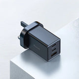 MCDODO CH-1553 70w 2C+1A GAN 5 MINI FAST CHARGER (UK) (2M USB-C TO UCB-C CABLE)