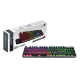 لوحة مفاتيح الألعاب الميكانيكية MSI VIGOR GK71 Sonic RGB بمفاتيح زرقاء - أسود