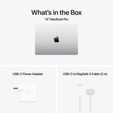 Apple MacBook Pro - 14.2" / M4 / 10-Core CPU / 10-Core GPU / 16GB RAM / 512GB SSD / Arb/Eng / Silver / 1YW