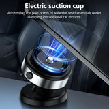 Magnetic Phone Holder, Fall Car Electric Suction Cup Vacuum Magnetic Phone Holder, 360 Rotatable