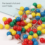 Foska Colored Map Pins (100Pcs/Packet)
