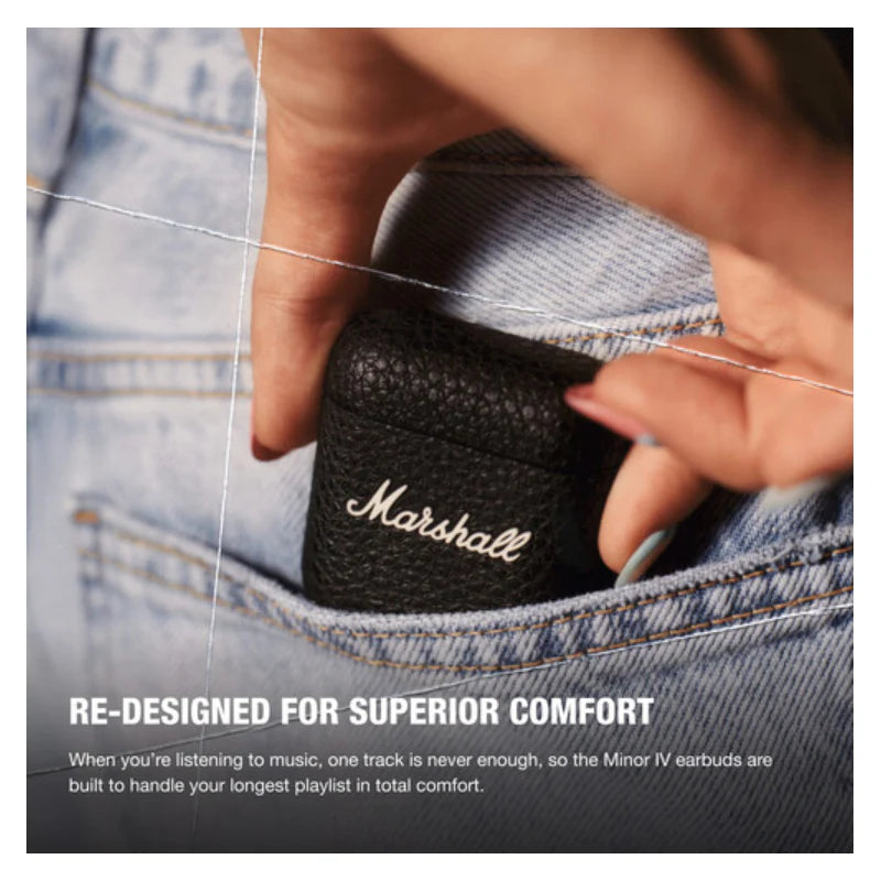 Marshall Minor IV True Wireless Earbuds - Black – Star Light Kuwait