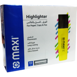 Maxi Highlighter Pen-Pens-Other-Yellow-Box-Star Light Kuwait