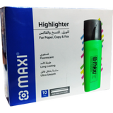 Maxi Highlighter Pen-Pens-Other-Green-Box-Star Light Kuwait