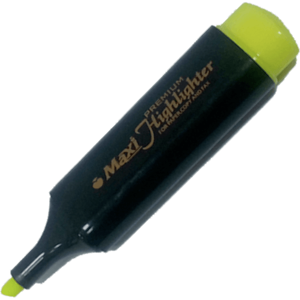 Maxi Highlighter Pen-Pens-Other-Yellow-1 pc-Star Light Kuwait