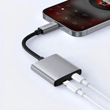Mcdodo 2-in-1 Lightning to Dual Lightning Audio Adapter