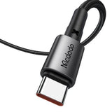 كابل ماكدودو CA-3590 من نوع USB-A إلى USB-C، بقوة 100 واط وطول 1.2 متر - أسود