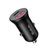 شاحن سيارة ماكدودو CC-2680 بمنفذي USB وUSB-C بتقنية الشحن السريع PD، بقدرة 45 واط وتيار 5 أمبير