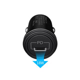 شاحن سيارة سريع Mcdodo CC-749 PD USB-C - 20 واط / أسود