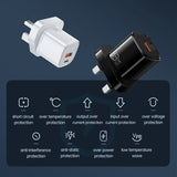 Mcdodo CH-0591 Nano Series 33W PD+QC Dual Port Charger (UK plug)