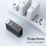 شاحن ماكدودو CH-810 برو 100 واط GaN ثنائي النوع C + USB عالمي (الاتحاد الأوروبي/المملكة المتحدة/الولايات المتحدة)