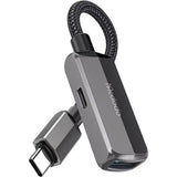 محول ماكدودو OTG 2 في 1 من USB-C إلى USB-C + USB-A