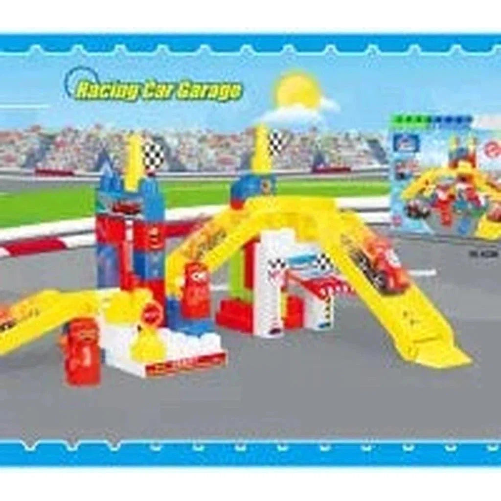 Mega Blocks First Builders Race Car Garage-6962-Building Blocks-Other-Star Light Kuwait