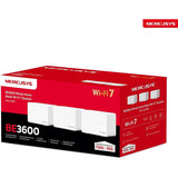 Mercusys Halo H25BE BE3600 whole home Mesh Wi-Fi 7 system (3-pack)