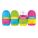 Milan 4701116 Capsule Sharpener with Eraser