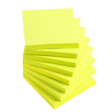 Milan Removable Adhesive Notes Neon Yellow