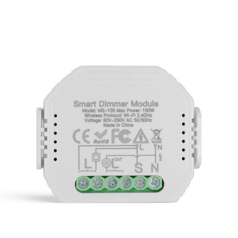 Dimbare smart schakelaar, dimmer module Smart Switch ZigBee dimmer voor LED neutraal relais EU Smart Life / Tuya APP 220 V-240 V 2-weg compatibel met Alexa Echo en Google Home Dimbare smart schakelaar, dimmer module Smart Switch ZigBee dimmer voor LED neutraal relais EU Smart Life / Tuya APP 220 V-240 V 2-weg compatibel met Alexa Echo en Google Home