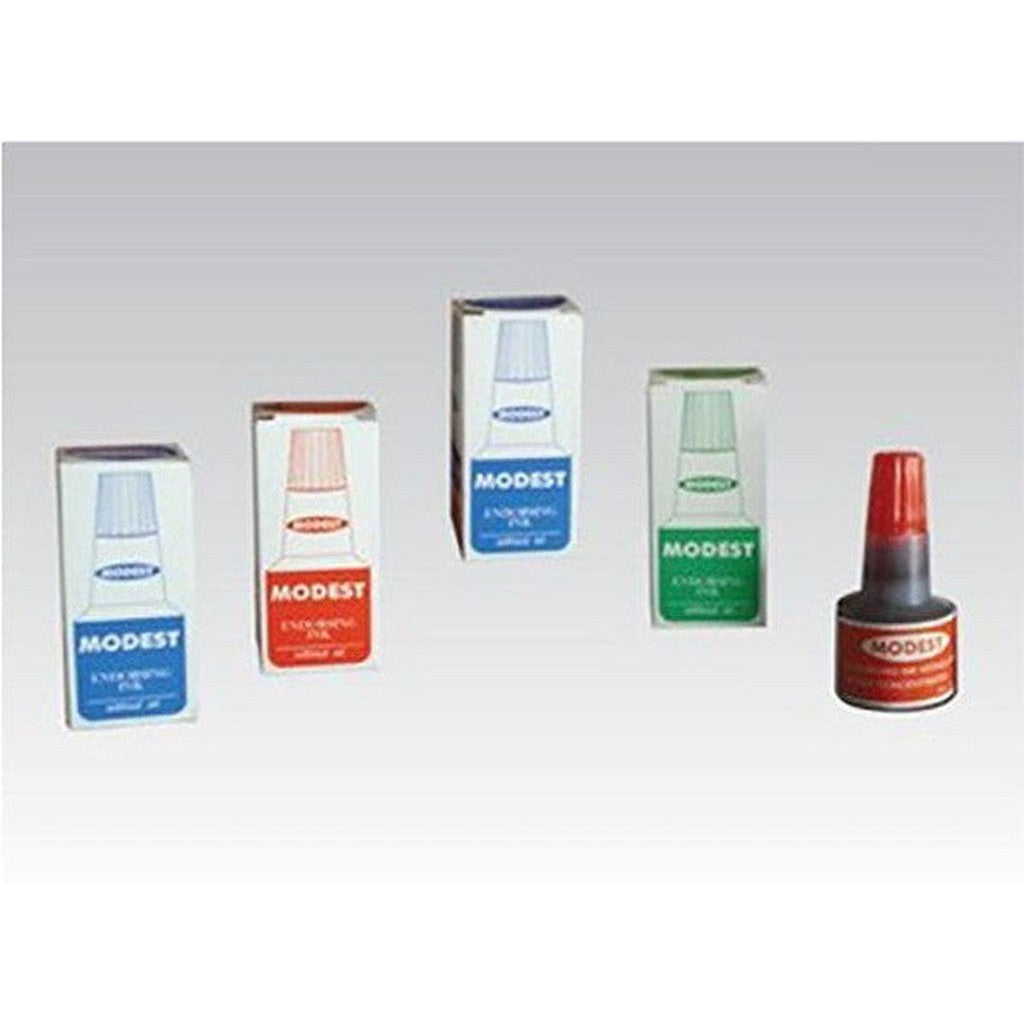 Modest Stamp Liquid Ink -30 Ml-Stamp Ink Pad-Other-Blue-Star Light Kuwait