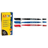 Molin Box Of 12 Double Nib Cd/Dvd Marker-Pens-Other-Blue-Star Light Kuwait