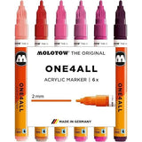 Molotow Acrylic marker One4All 127HS Pink Set