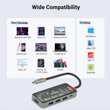 Mowsil 5-in-1 USB-C Hub Adapter - HDMI / USB 3.0 / Type-C / 100W PD