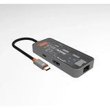 Mowsil 6-in-1 USB-C Hub Docking Station 4K@60Hz HDMI 100W PD RJ45 2×USB 3.0 & USB-C Data MacBook iPad