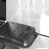 وصلة كهربائية Moxom MX-ST06 بقوة 2500 واط - أسود