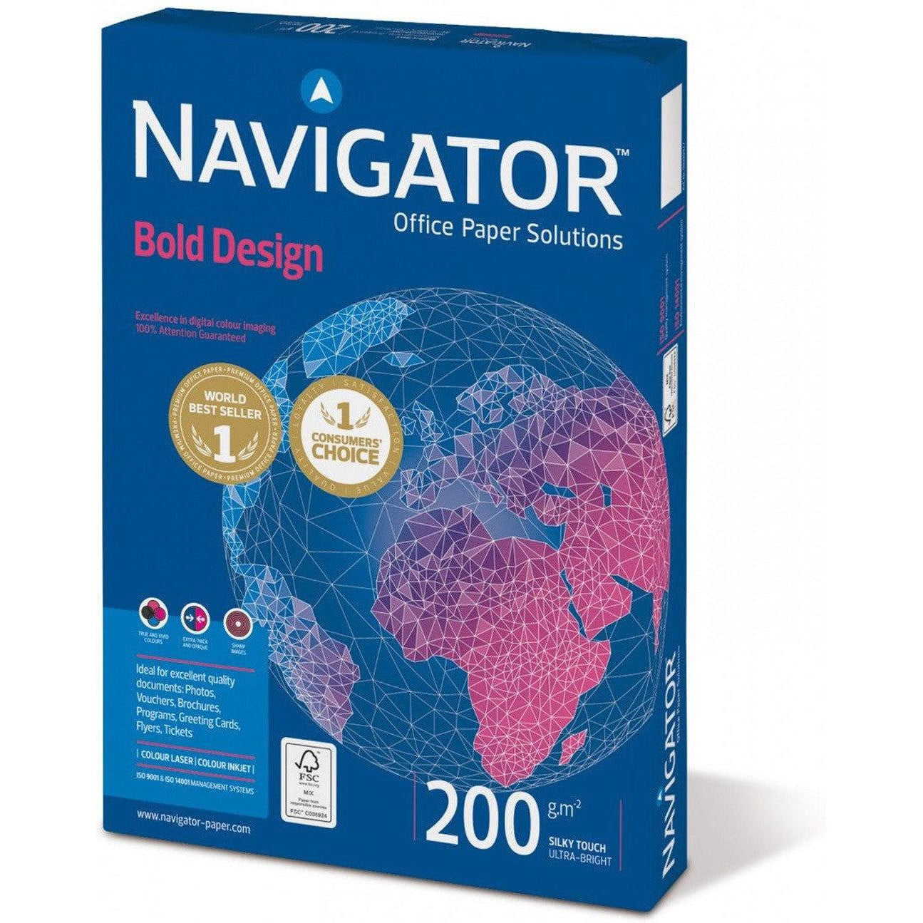 Navigator Bold Design 200Gm-2-Stationery Paper-Other-Star Light Kuwait
