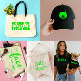 Neon Green Vinyl Sticker Roll – 50cm x 1m