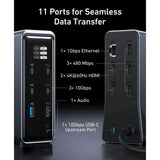 Anker Prime 14-Port Docking Station - 160W / USB-A / USB-C / Black
