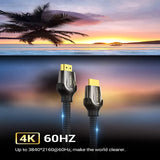 Vention Nylon Braided HDMI Cable - 4K / 10 Meter / Black