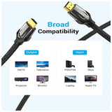 Vention Nylon Braided HDMI Cable - 4K / 10 Meter / Black