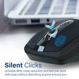 PROMATE Breeze Silent Switch Streamlined Wireless Mouse - 1600dpi / Black