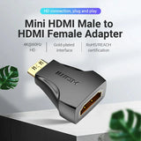 Vention Micro HDMI to HDMI Adapter Black
