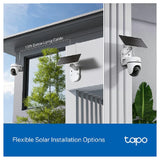 TP-Link (Tapo C610 KIT) Solar-Powered Pan/Tilt Security Camera Kit - 2304 × 1296 / 2.4 GHz - White