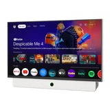 Powerology Portable Smart TV - 27"FHD / 60Hz / 1 GB RAM / 8GB Flash Memory / 38400mAh Battery / White Color