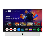 Powerology Portable Smart TV - 27"FHD / 60Hz / 1 GB RAM / 8GB Flash Memory / 38400mAh Battery / White Color