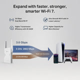 TP-Link RE235BE BE3600 Dual-Band Wi-Fi 7 Range Extender - 15W / 5 GHz, 2.4 GHz / 1x Ethernet Port