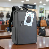 Pawa Laptop Bagpack With Trolley Holder - 17-inch / Grey