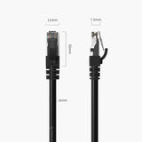 كابل إيثرنت جيجابت من نوع ORICO CAT6 (PUG-C6) - طوله متران / أسود