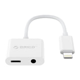 ORICO Charging & Audio Adapter for Phone - White