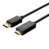 كابل ORICO DisplayPort إلى HDMI بدقة 4K - طول متر واحد / أسود